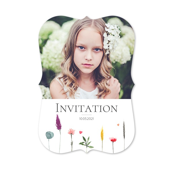 Single Card with brackets Portrait 10 x 14,3 cm Single Card with brackets Portrait 10 x 14,3 cm