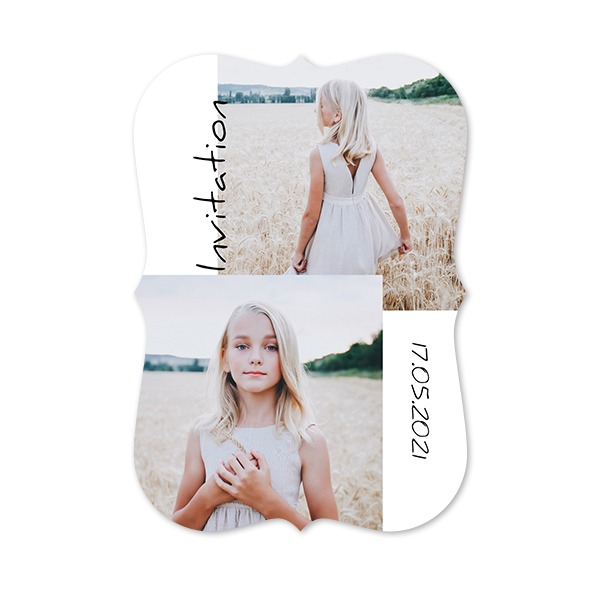 Single Card with brackets Portrait 10 x 14,3 cm Single Card with brackets Portrait 10 x 14,3 cm