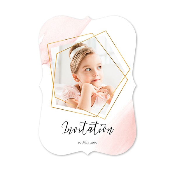 Single Card with brackets Portrait 10 x 14,3 cm