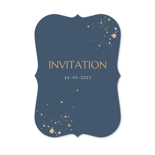 Single Card with brackets Portrait 10 x 14,3 cm