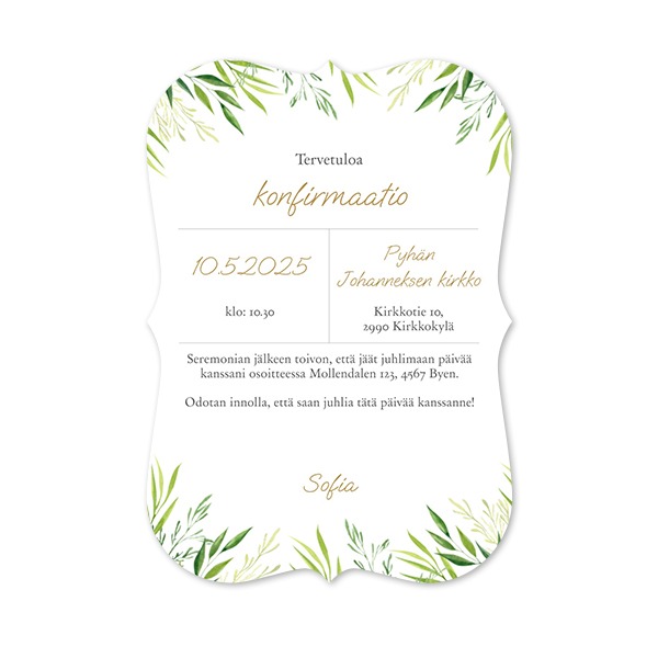 Klassiset kuvakortit aaltoreunoilla Pysty 10 x 14,3 cm