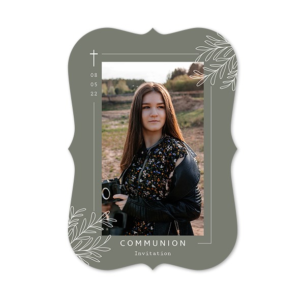 Single Card with brackets Portrait 10 x 14,3 cm