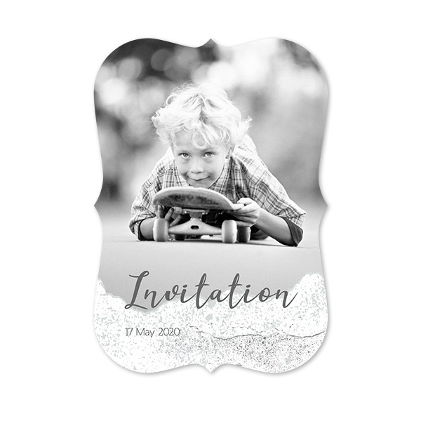 Single Card with brackets Portrait 10 x 14,3 cm