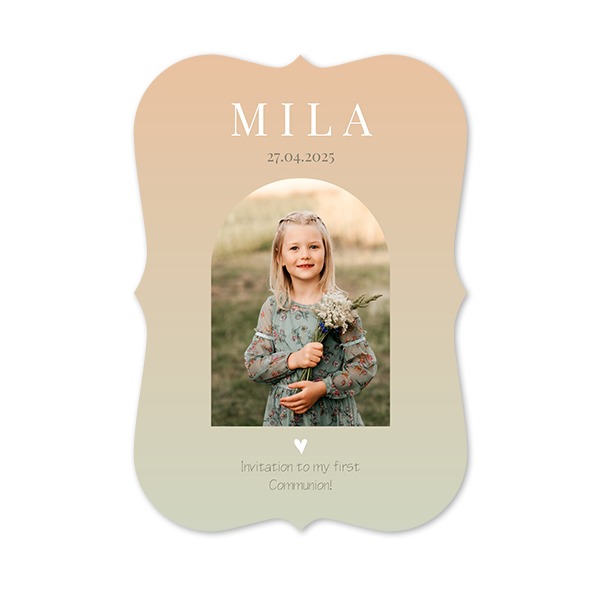 Single Card with brackets Portrait 10 x 14,3 cm Single Card with brackets Portrait 10 x 14,3 cm