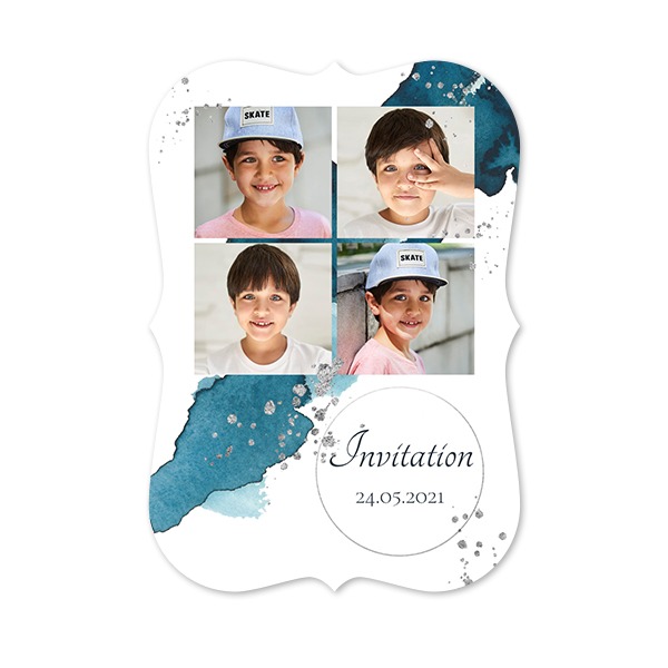 Single Card with brackets Portrait 10 x 14,3 cm