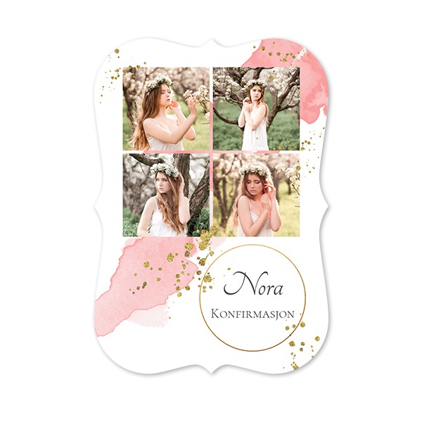 Enkle Fotokort med spisse kanter stående 10 x 14,3 cm Enkle Fotokort med spisse kanter stående 10 x 14,3 cm