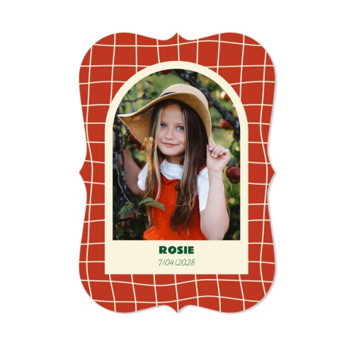 Faire-part 1 Accolades portrait 10 x 14,3 cm