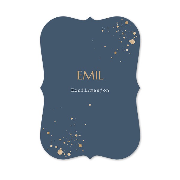 Enkle Fotokort med spisse kanter stående 10 x 14,3 cm