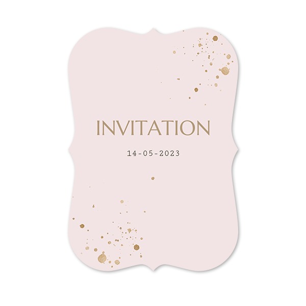 Faire-part 1 Accolades portrait 10 x 14,3 cm