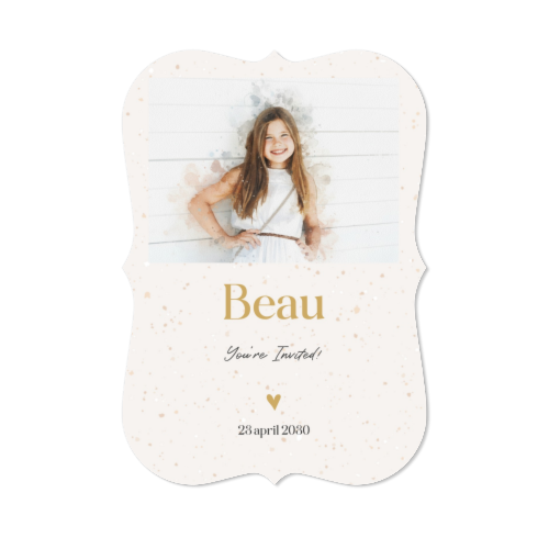 Neutral Terrazzo Heart