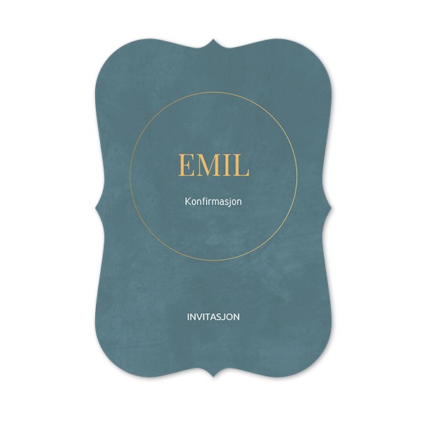 Enkle Fotokort med spisse kanter stående 10 x 14,3 cm