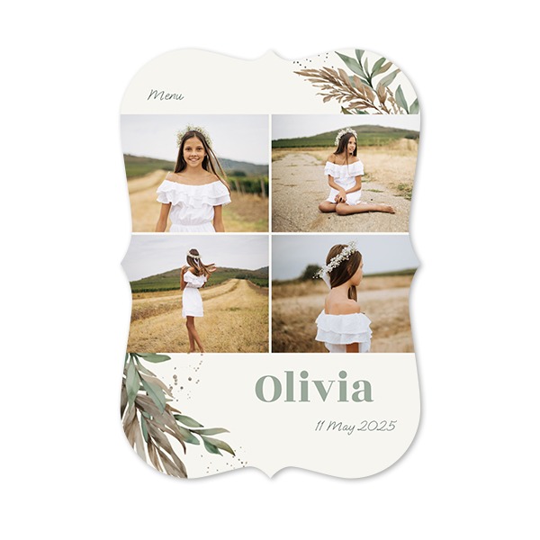 Single Card with brackets Portrait 10 x 14,3 cm Single Card with brackets Portrait 10 x 14,3 cm
