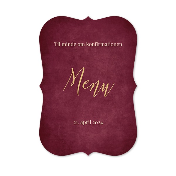 Enkle Fotokort spidse kanter Portræt 10 x 14,3 cm