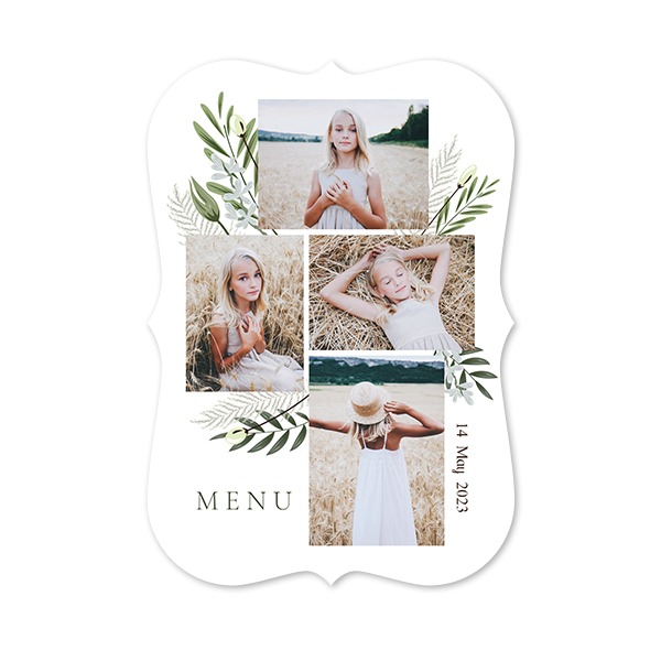 Single Card with brackets Portrait 10 x 14,3 cm