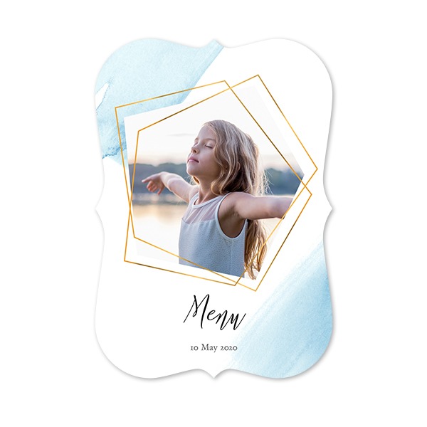 Single Card with brackets Portrait 10 x 14,3 cm