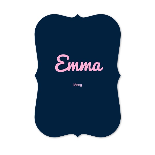 Enkle Fotokort med spisse kanter stående 10 x 14,3 cm