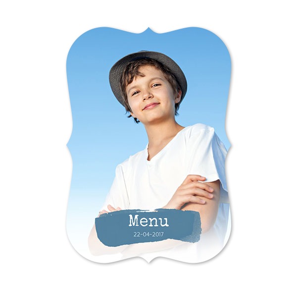 Single Card with brackets Portrait 10 x 14,3 cm