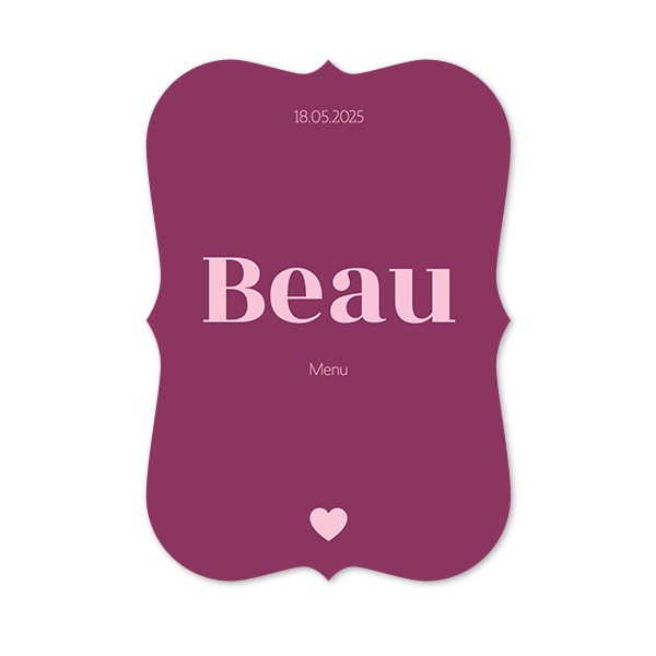 Single Card with brackets Portrait 10 x 14,3 cm