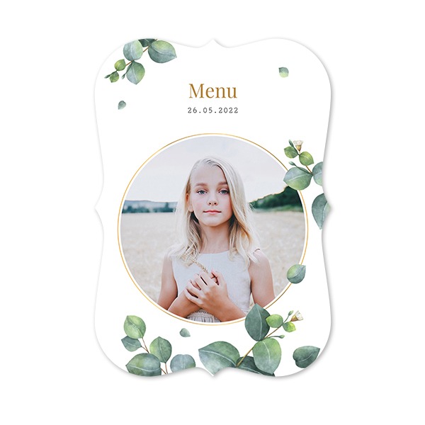 Single Card with brackets Portrait 10 x 14,3 cm