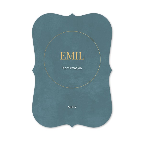 Enkle Fotokort med spisse kanter stående 10 x 14,3 cm