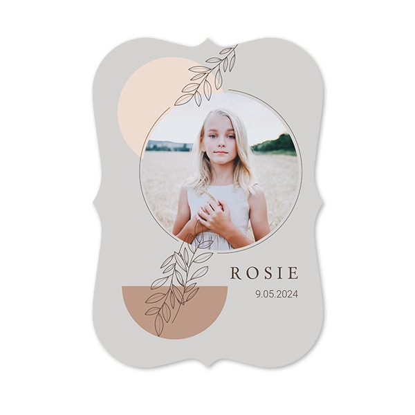 Single Card with brackets Portrait 10 x 14,3 cm