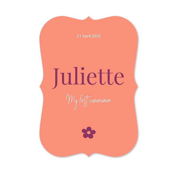 Single Card with brackets Portrait 10 x 14,3 cm