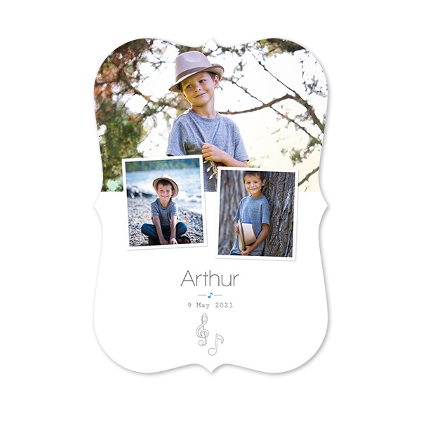 Single Card with brackets Portrait 10 x 14,3 cm