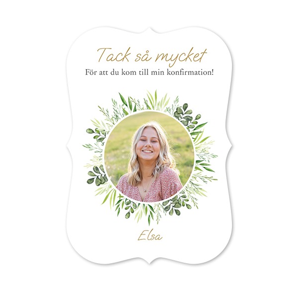 Enkla Fotokort med spetskant Stående 10 x 14,3 cm