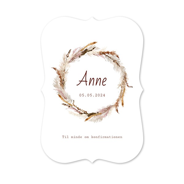 Enkle Fotokort spidse kanter Portræt 10 x 14,3 cm