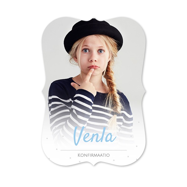 Klassiset kuvakortit aaltoreunoilla Pysty 10 x 14,3 cm