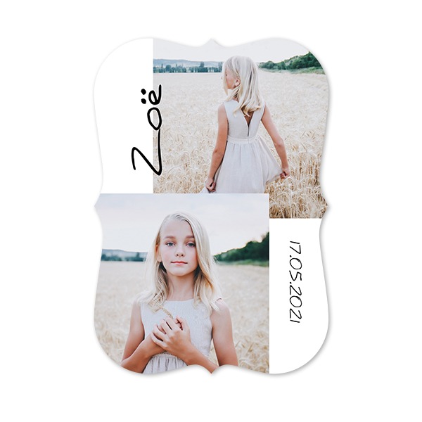 Single Card with brackets Portrait 10 x 14,3 cm Single Card with brackets Portrait 10 x 14,3 cm