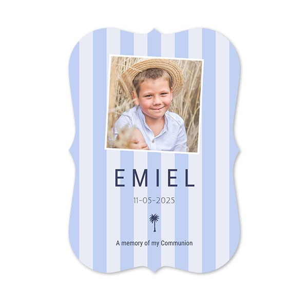 Single Card with brackets Portrait 10 x 14,3 cm