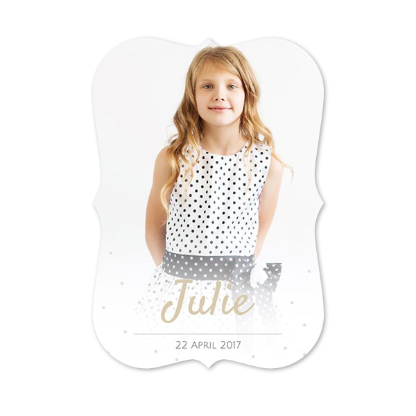 Single Card with brackets Portrait 10 x 14,3 cm