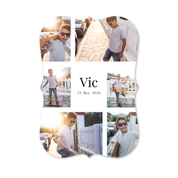 Single Card with brackets Portrait 10 x 14,3 cm Single Card with brackets Portrait 10 x 14,3 cm