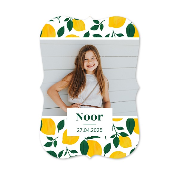 Grusskarte mit Klammer-Rahmen Hochformat 10 x 14,3 cm