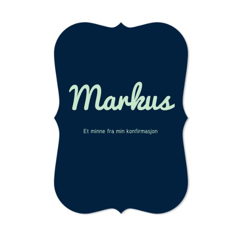 Enkle Fotokort med spisse kanter stående 10 x 14,3 cm