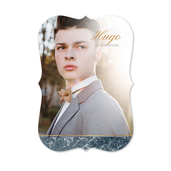 Enkla Fotokort med spetskant Stående 10 x 14,3 cm