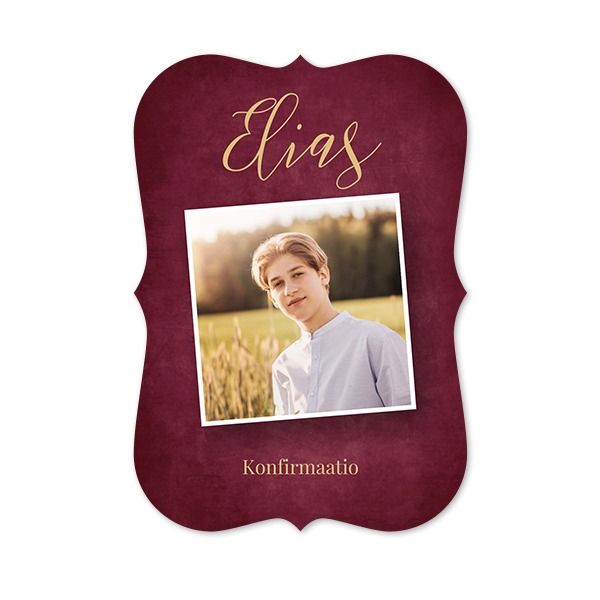 Klassiset kuvakortit aaltoreunoilla Pysty 10 x 14,3 cm