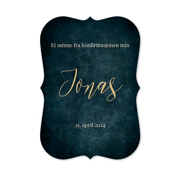 Enkle Fotokort med spisse kanter stående 10 x 14,3 cm