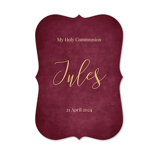 Single Card with brackets Portrait 10 x 14,3 cm Single Card with brackets Portrait 10 x 14,3 cm