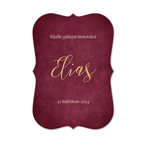 Klassiset kuvakortit aaltoreunoilla Pysty 10 x 14,3 cm