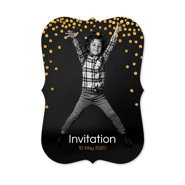 Single Card with brackets Portrait 10 x 14,3 cm