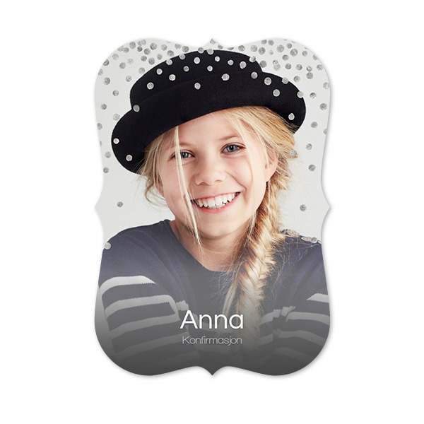 Enkle Fotokort med spisse kanter stående 10 x 14,3 cm Enkle Fotokort med spisse kanter stående 10 x 14,3 cm