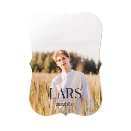 Faire-part 1 Accolades portrait 10 x 14,3 cm