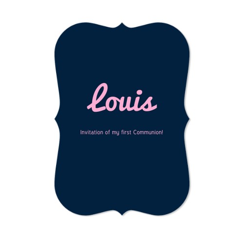 Faire-part 1 Accolades portrait 10 x 14,3 cm