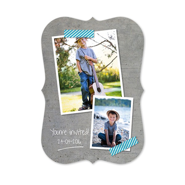 Single Card with brackets Portrait 10 x 14,3 cm