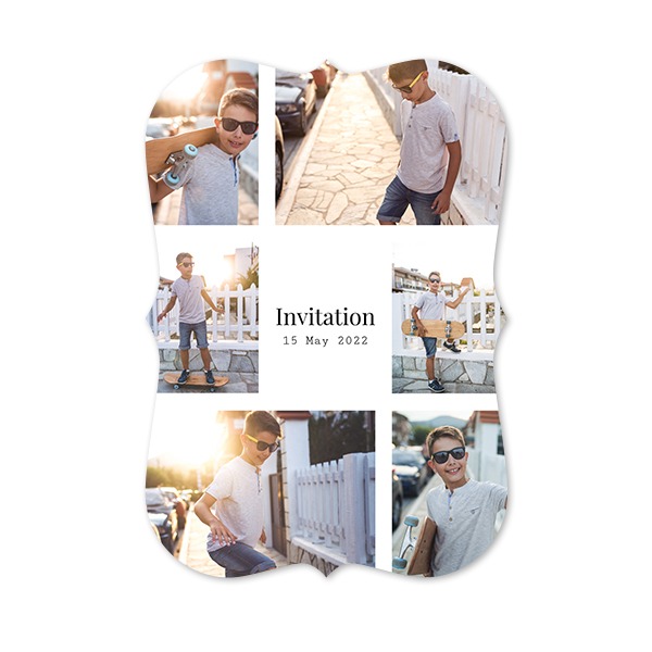 Single Card with brackets Portrait 10 x 14,3 cm Single Card with brackets Portrait 10 x 14,3 cm