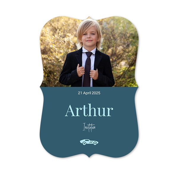 Single Card with brackets Portrait 10 x 14,3 cm