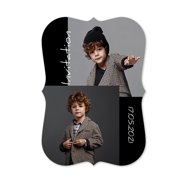 Single Card with brackets Portrait 10 x 14,3 cm Single Card with brackets Portrait 10 x 14,3 cm