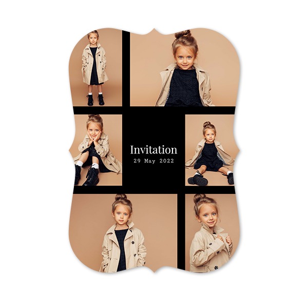 Single Card with brackets Portrait 10 x 14,3 cm Single Card with brackets Portrait 10 x 14,3 cm